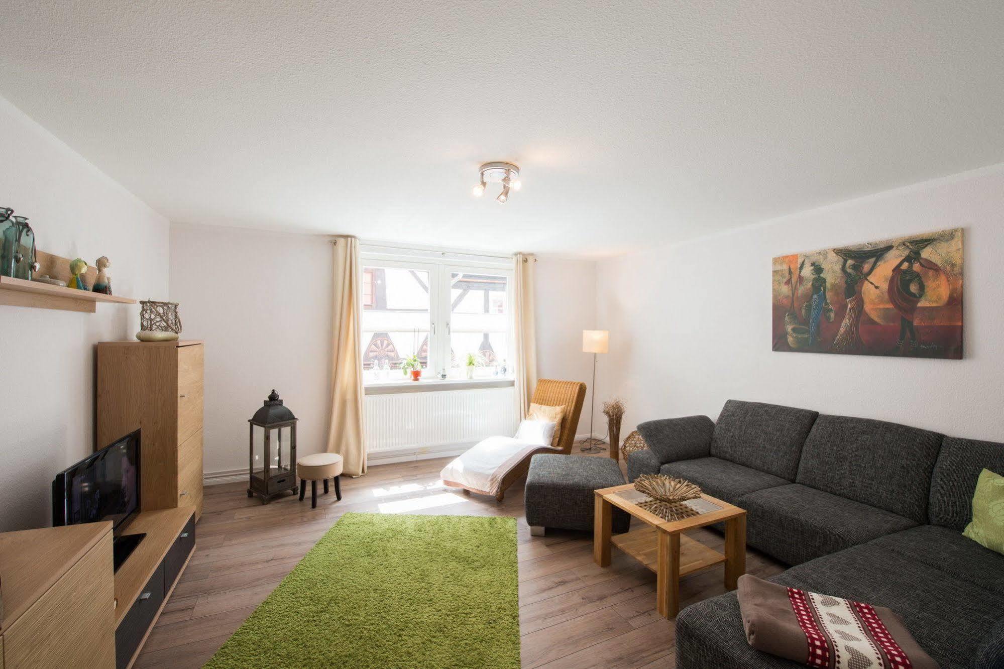 Apartmenthaus Im Stieg クヴェードリンブルク エクステリア 写真