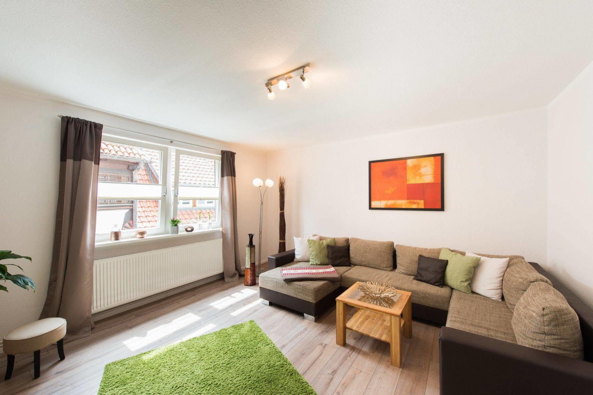 Apartmenthaus Im Stieg クヴェードリンブルク エクステリア 写真