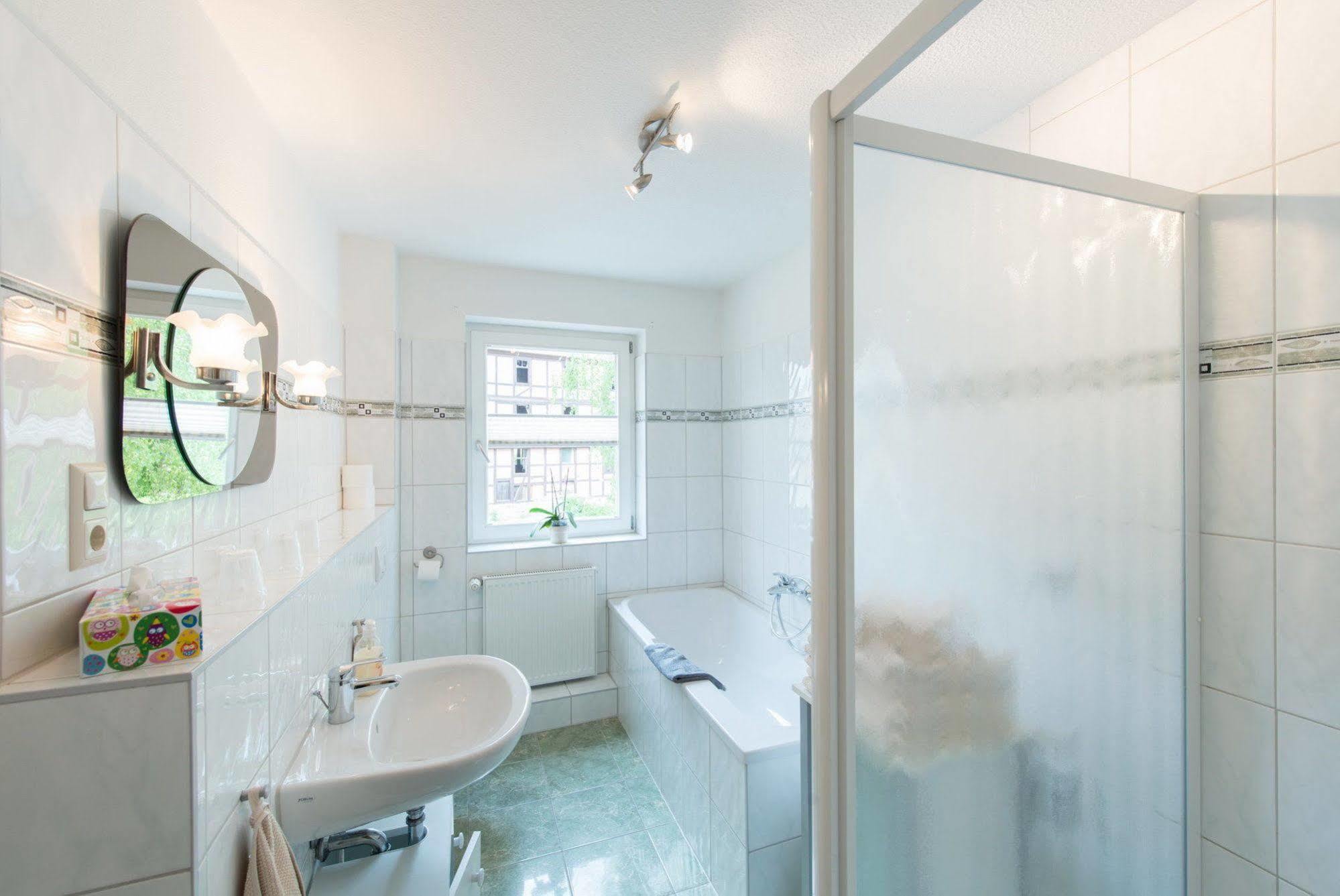 Apartmenthaus Im Stieg クヴェードリンブルク エクステリア 写真