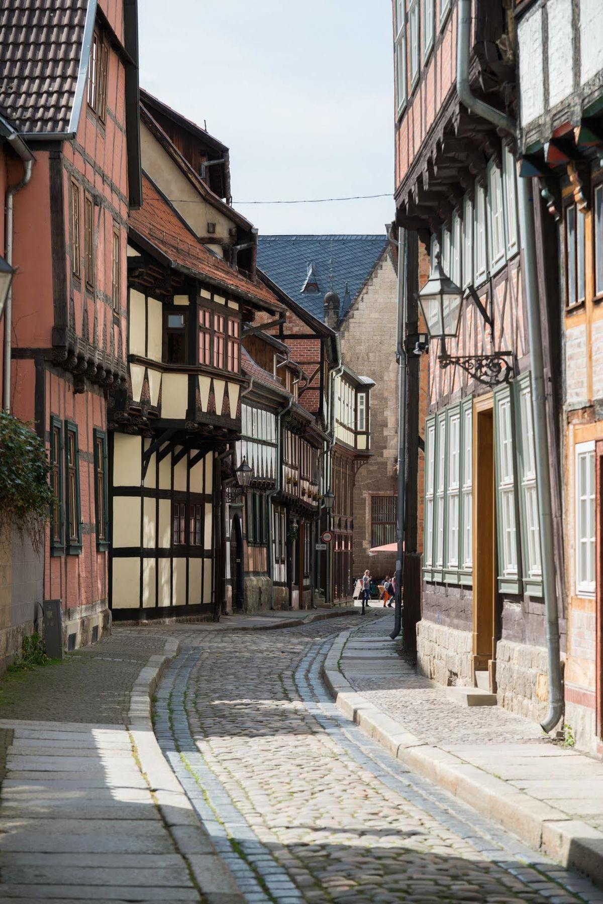 Apartmenthaus Im Stieg クヴェードリンブルク エクステリア 写真
